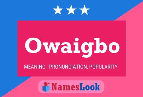 Owaigbo Name Poster