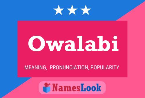 Owalabi Name Poster