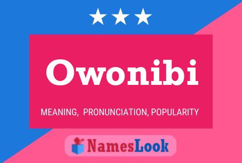 Owonibi Name Poster