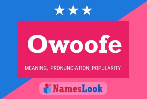 Owoofe Name Poster