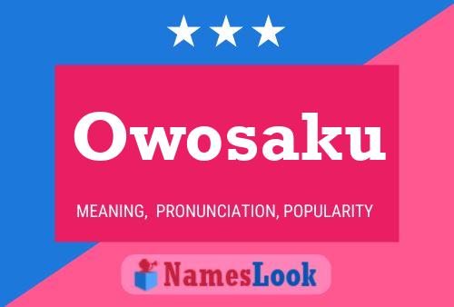 Owosaku Name Poster