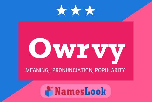 Owrvy Name Poster