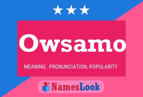 Owsamo Name Poster