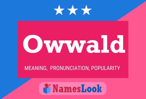 Owwald Name Poster