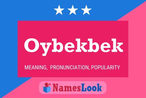 Oybekbek Name Poster