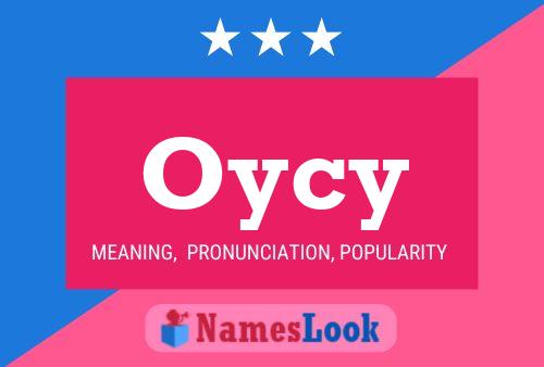 Oycy Name Poster