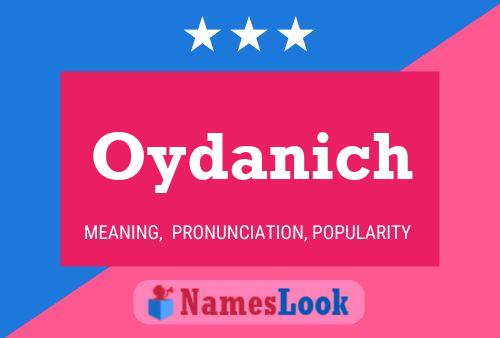 Oydanich Name Poster