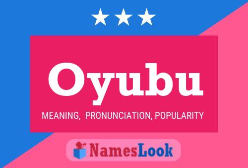 Oyubu Name Poster