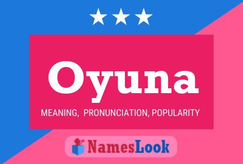 Oyuna Name Poster