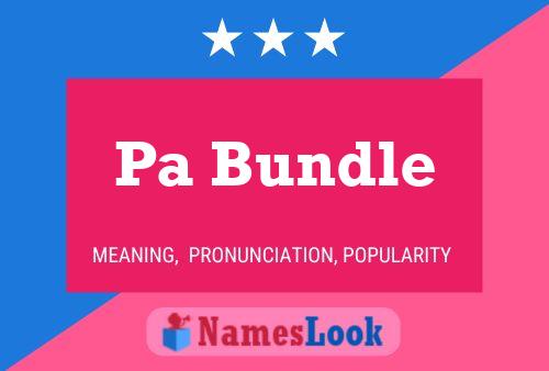 Pa Bundle Name Poster