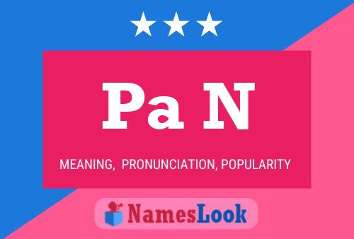 Pa N Name Poster