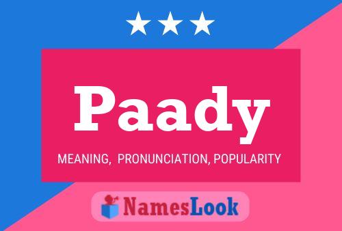 Paady Name Poster