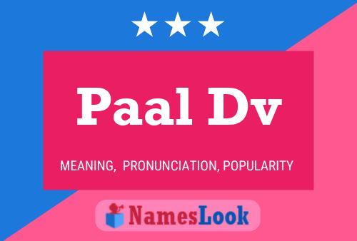 Paal Dv Name Poster