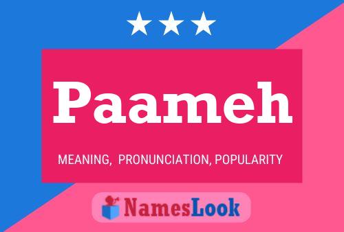 Paameh Name Poster