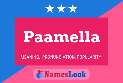 Paamella Name Poster