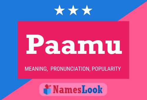 Paamu Name Poster