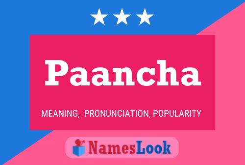 Paancha Name Poster