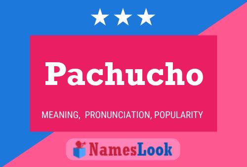 Pachucho Name Poster