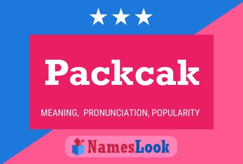 Packcak Name Poster