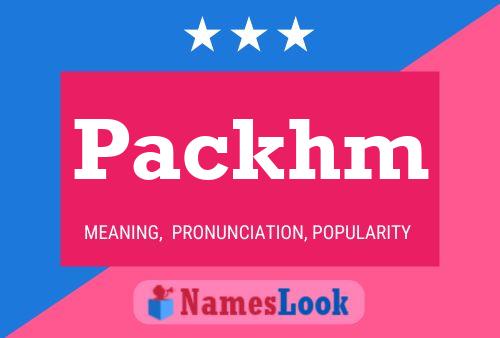 Packhm Name Poster