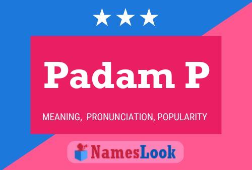 Padam P Name Poster