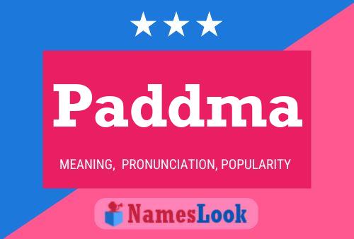 Paddma Name Poster