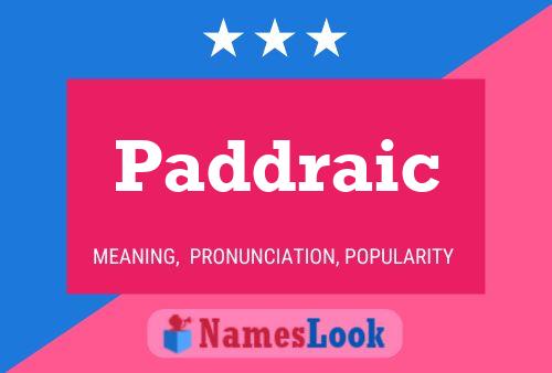 Paddraic Name Poster