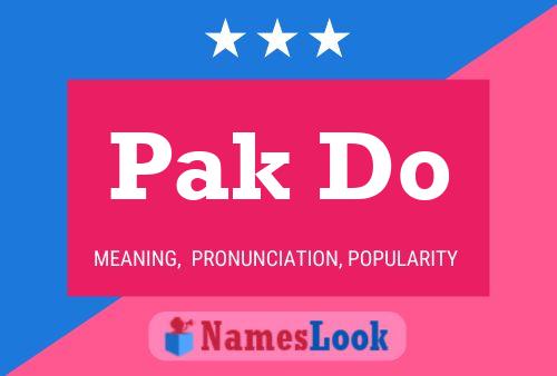 Pak Do Name Poster