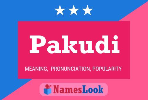 Pakudi Name Poster