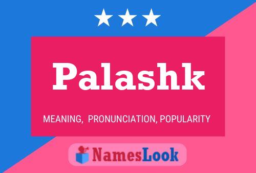 Palashk Name Poster