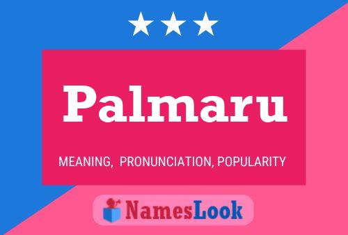 Palmaru Name Poster