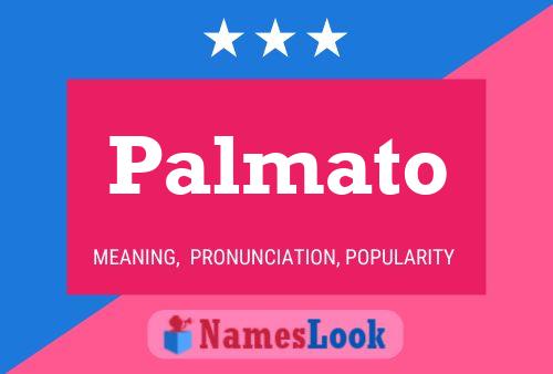 Palmato Name Poster