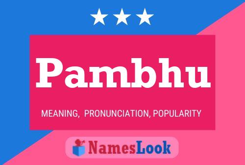 Pambhu Name Poster