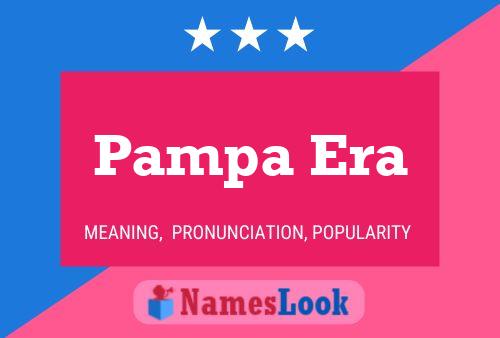 Pampa Era Name Poster