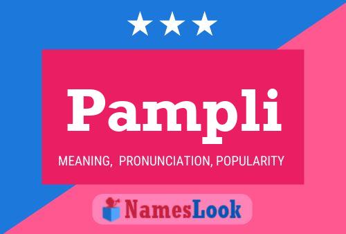 Pampli Name Poster