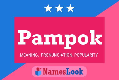 Pampok Name Poster