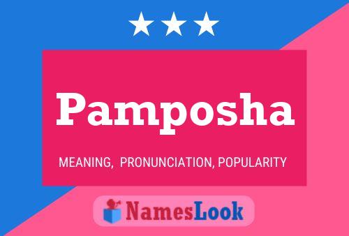 Pamposha Name Poster