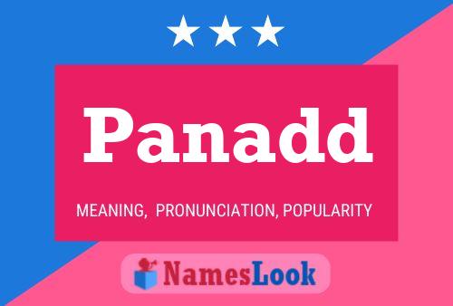 Panadd Name Poster