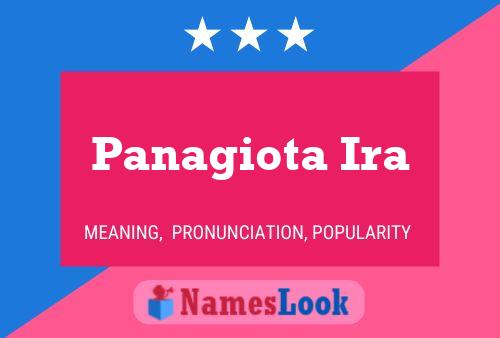 Panagiota Ira Name Poster