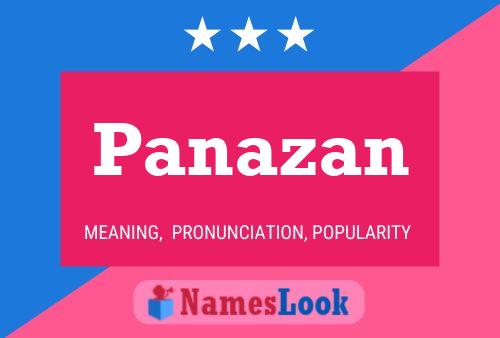 Panazan Name Poster