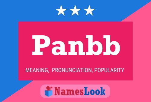 Panbb Name Poster