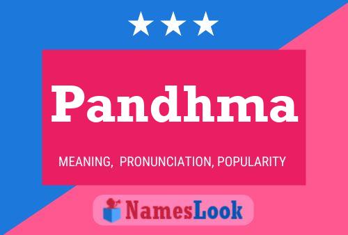 Pandhma Name Poster