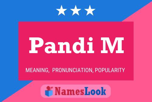 Pandi M Name Poster