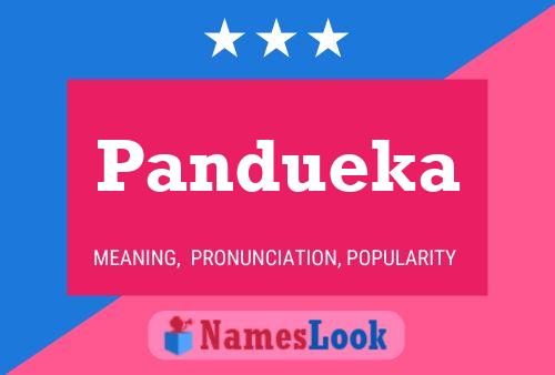 Pandueka Name Poster