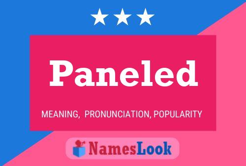 Paneled Name Poster