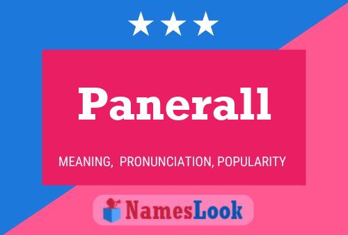 Panerall Name Poster