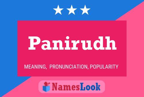 Panirudh Name Poster