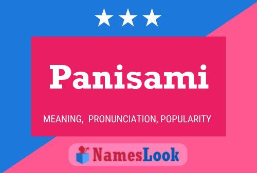 Panisami Name Poster