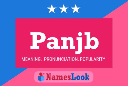 Panjb Name Poster