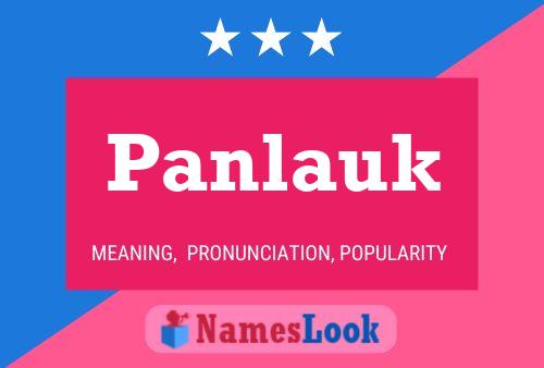 Panlauk Name Poster